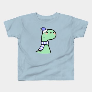 Cute Nessie in hat Kids T-Shirt